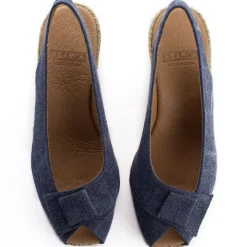 Abarca Shoes Alpargatas Con Cuñas^Alpargatas Cuna Creta Marino