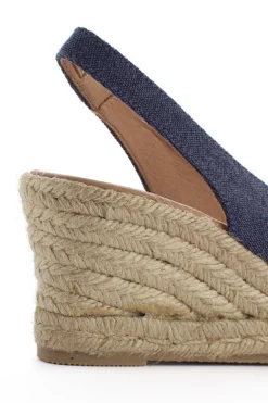 Abarca Shoes Alpargatas Con Cuñas^Alpargatas Cuna Creta Marino