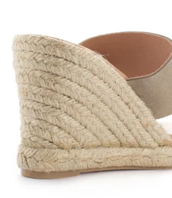 Abarca Shoes Alpargatas Con Cuñas^Alpargatas Cuna Piel Cabrera Piedra