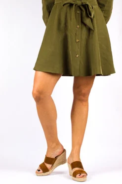 Abarca Shoes Alpargatas Con Cuñas^Alpargatas Cuna Piel Cabrera Marron