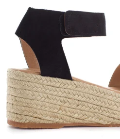 Abarca Shoes Alpargatas De Verano^Alpargatas Cuna Piel Mallorca Negro