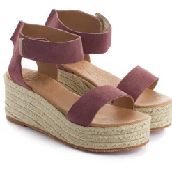 Abarca Shoes Alpargatas Con Cuñas^Alpargatas Cuna Piel Mallorca Morado