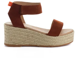 Abarca Shoes Alpargatas De Verano^Alpargatas Cuna Piel Mallorca Marron 268