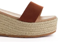 Abarca Shoes Alpargatas De Verano^Alpargatas Cuna Piel Mallorca Marron 268