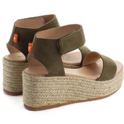 Abarca Shoes Alpargatas De Verano^Alpargatas Cuna Piel Mallorca Kaki 717