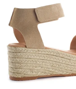 Abarca Shoes Alpargatas Con Cuñas^Alpargatas Cuna Piel Mallorca Beige