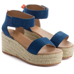 Abarca Shoes Alpargatas De Verano^Alpargatas Cuna Piel Mallorca Azul Jeans 164