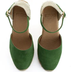 Abarca Shoes Alpargatas De Verano^Alpargatas Cuna Piel Radel Verde