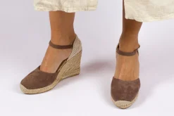 Abarca Shoes Alpargatas Con Cuñas^Alpargatas Cuna Piel Radel Topo