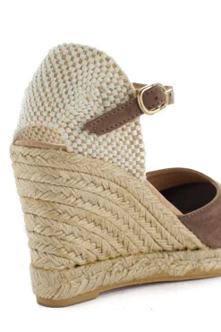 Abarca Shoes Alpargatas Con Cuñas^Alpargatas Cuna Piel Radel Topo