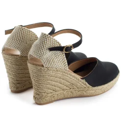 Abarca Shoes Alpargatas De Verano^Alpargatas Cuna Raso Radel Negro