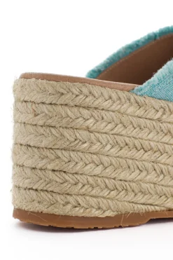 Abarca Shoes Alpargatas Con Cuñas^Alpargatas Cuna Rodas Aguamar