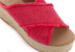 Abarca Shoes Alpargatas De Verano^Alpargatas Cuna Rodas Bermellon