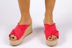 Abarca Shoes Alpargatas De Verano^Alpargatas Cuna Rodas Bermellon