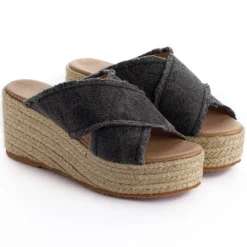 Abarca Shoes Alpargatas De Verano^Alpargatas Cuna Rodas Negro