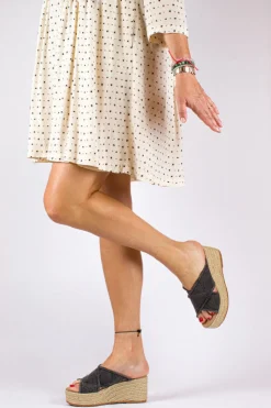 Abarca Shoes Alpargatas De Verano^Alpargatas Cuna Rodas Negro