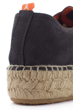 Abarca Shoes Alpargatas De Verano^Blucher Piel Basalto