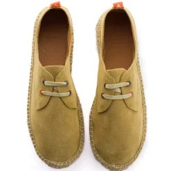 Abarca Shoes Alpargatas Con Cordones^Blucher Piel Beige