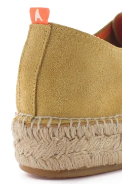 Abarca Shoes Alpargatas Con Cordones^Blucher Piel Beige