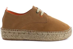 Abarca Shoes Alpargatas Con Cordones^Blucher Piel Camel
