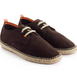 Abarca Shoes Alpargatas Con Cordones^Blucher Piel Chocolate