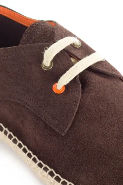 Abarca Shoes Alpargatas De Verano^Blucher Piel Chocolate