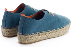 Abarca Shoes Alpargatas Con Cordones^Blucher Piel Cielo