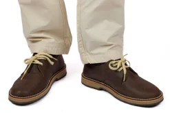 Abarca Shoes Zapatos Blucher^Blucher Piel Encerada Cafe