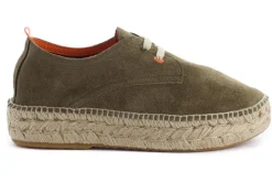 Abarca Shoes Alpargatas De Verano^Blucher Piel Kaki