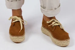 Abarca Shoes Alpargatas Con Cordones^Blucher Piel Marron 294