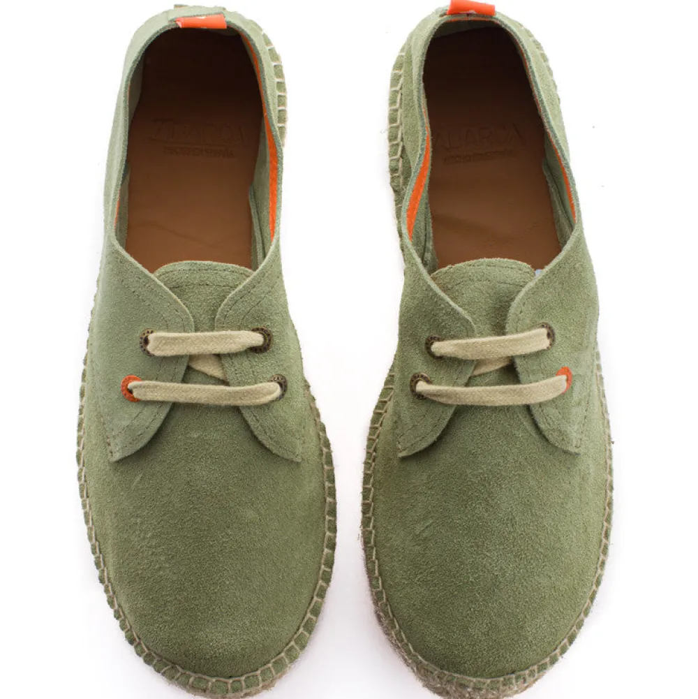 Abarca Shoes Alpargatas Con Cordones^Blucher Piel Menta