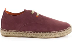 Abarca Shoes Alpargatas Blucher^Blucher Piel Morado