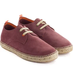 Abarca Shoes Alpargatas Con Cordones^Blucher Piel Morado