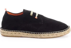 Abarca Shoes Alpargatas Con Cordones^Blucher Piel Negro