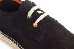 Abarca Shoes Alpargatas Con Cordones^Blucher Piel Negro