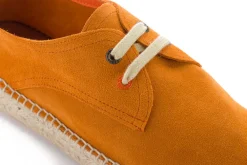 Abarca Shoes Alpargatas Con Cordones^Blucher Piel Orange