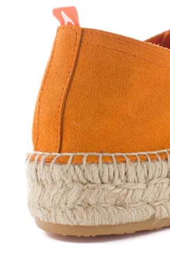 Abarca Shoes Alpargatas Con Cordones^Blucher Piel Orange