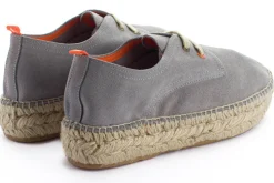 Abarca Shoes Alpargatas De Verano^Blucher Piel Perla 823