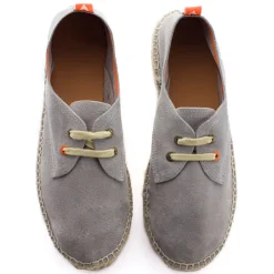 Abarca Shoes Alpargatas De Verano^Blucher Piel Perla 823