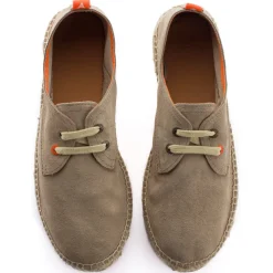 Abarca Shoes Alpargatas Con Cordones^Blucher Piel Piedra