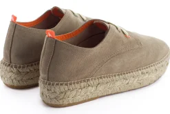 Abarca Shoes Alpargatas De Verano^Blucher Piel Piedra