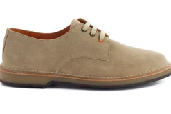 Abarca Shoes Zapatos De Piel^Blucher Piel Serraje Beige