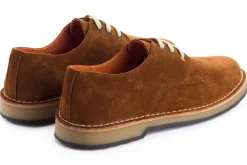 Abarca Shoes Zapatos De Piel^Blucher Piel Serraje Marron