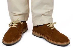 Abarca Shoes Zapatos De Piel^Blucher Piel Serraje Marron