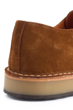 Abarca Shoes Zapatos De Piel^Blucher Piel Serraje Marron