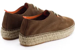 Abarca Shoes Alpargatas Con Cordones^Blucher Piel Tierra