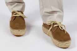 Abarca Shoes Alpargatas De Verano^Blucher Piel Tierra