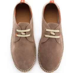 Abarca Shoes Alpargatas Con Cordones^Blucher Piel Topo