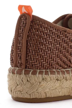 Abarca Shoes Alpargatas De Verano^Blucher Rafia Marron