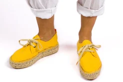 Abarca Shoes Alpargatas Con Cordones^Blucher Terra Amarillo